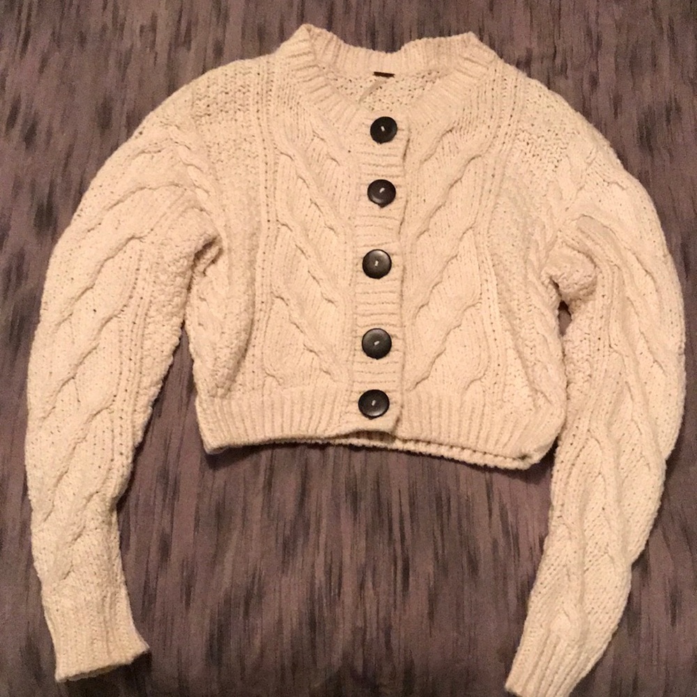 Free people knit cardigan